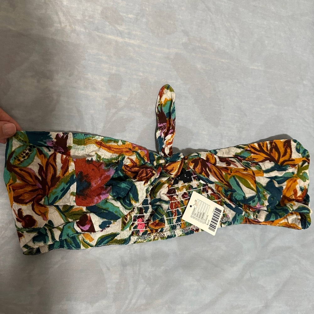 Urban Outfitters Tropical Bandeau top